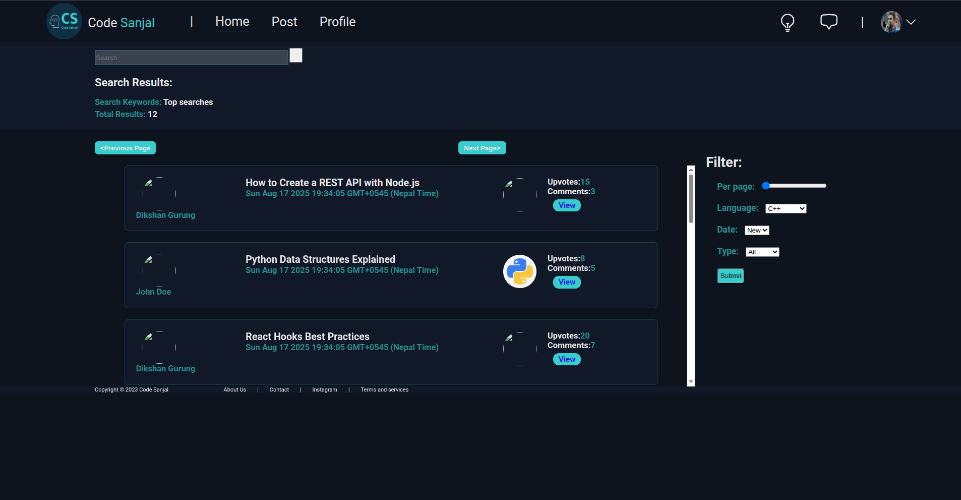 Code Sanjal Project