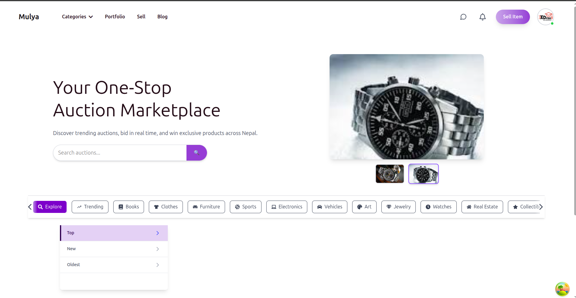 Mulya Auction Platform